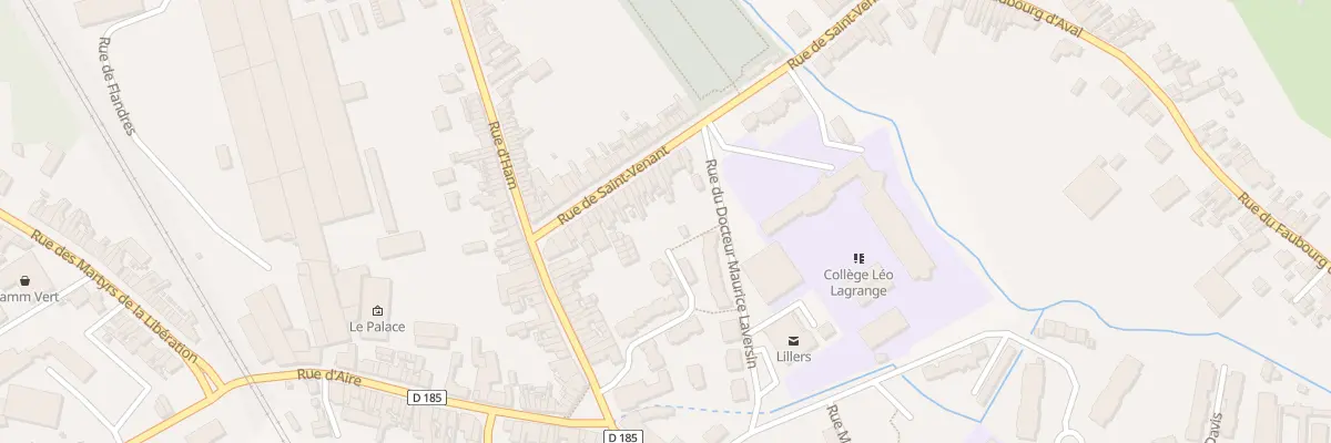 Plan du 35 Rue de Saint Venant à Lillers