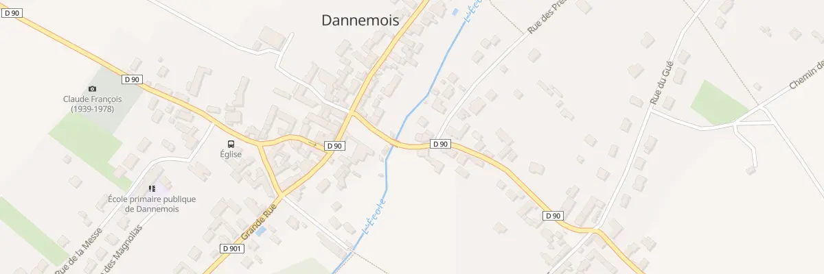 Plan du 3 Rue de la Crx de Loutre à Dannemois