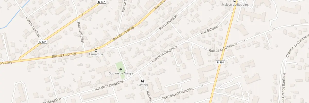 Plan du 22 Rue de la Dauphine à Corbeil-Essonnes