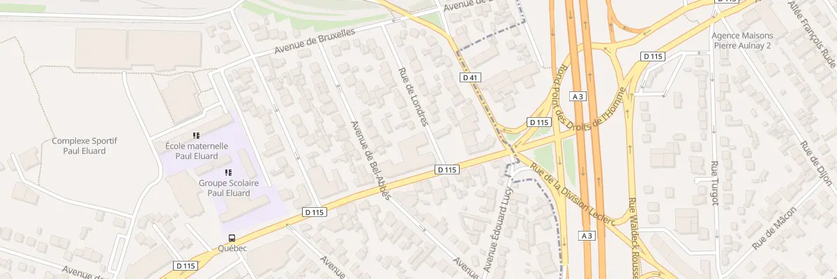 Plan du 34 Rue de Londres au Blanc-Mesnil