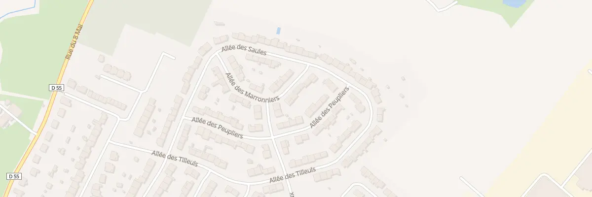 Plan du 18 All des Marronniers à Wormhout