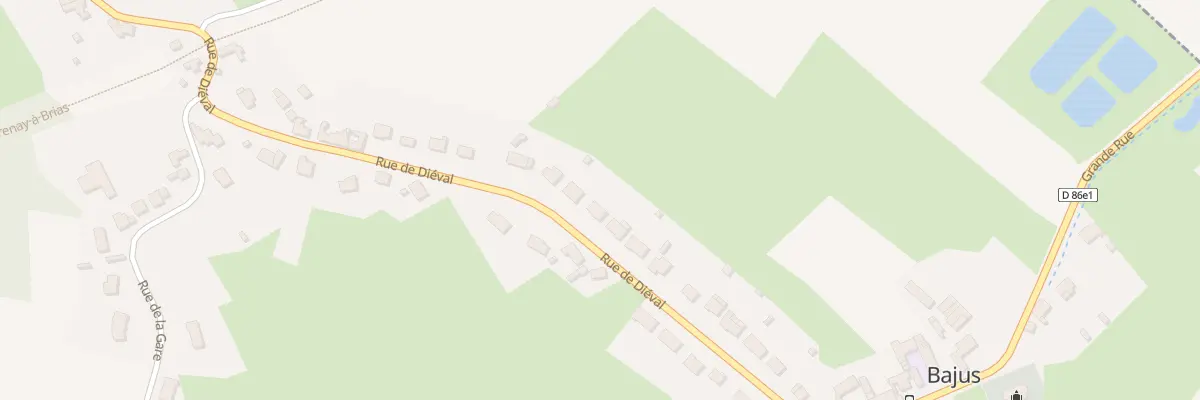 Plan du 26B Rue de Diéval à Bajus