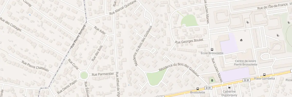 Plan du 75 Res du Bois des Godeaux à Yerres