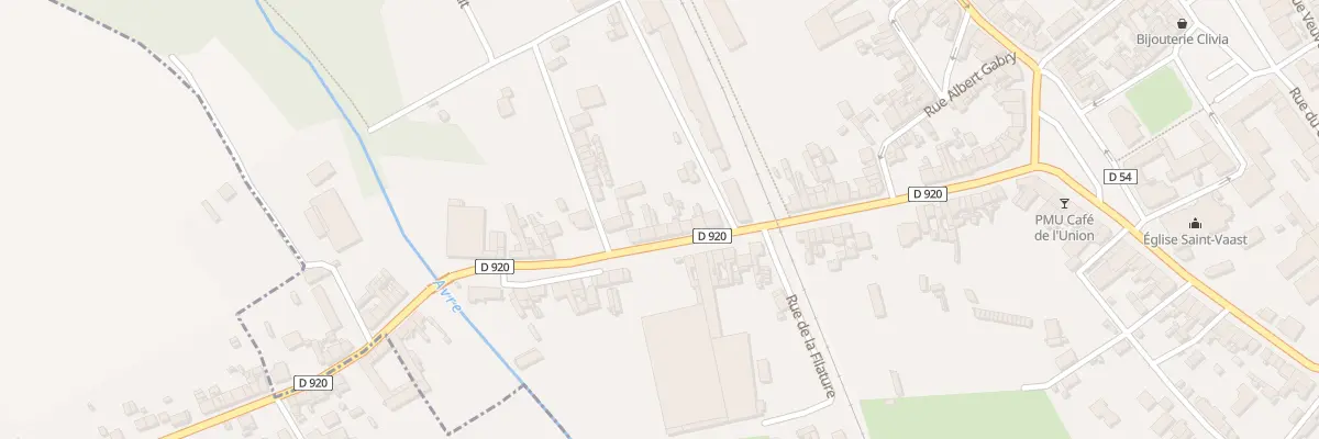 Plan du 54 Rue de la République à Moreuil