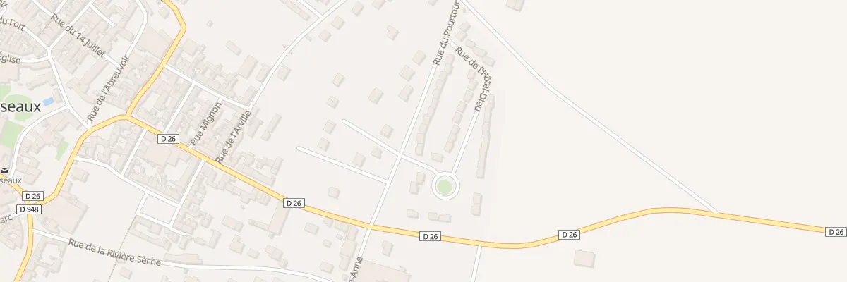 Plan du 4 Rue du Pourtour à Puiseaux