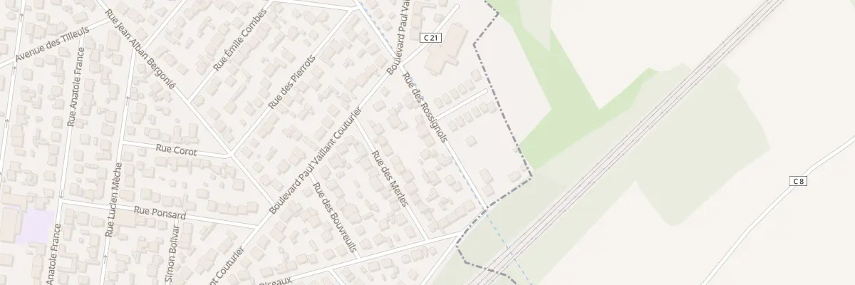 Plan du 13 Rue des Rossignols à Goussainville