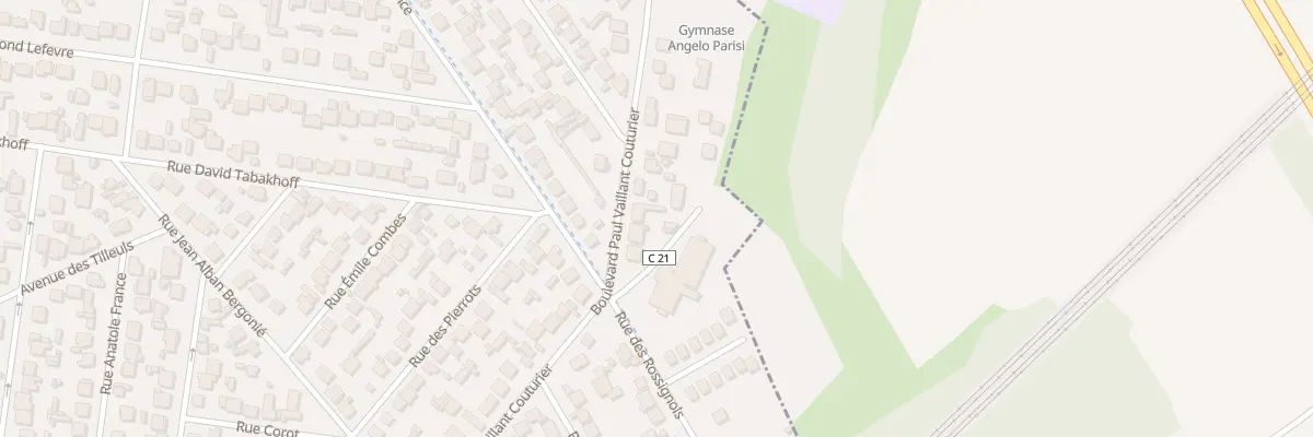 Plan du 146 Bd P Vaillant Couturier à Goussainville