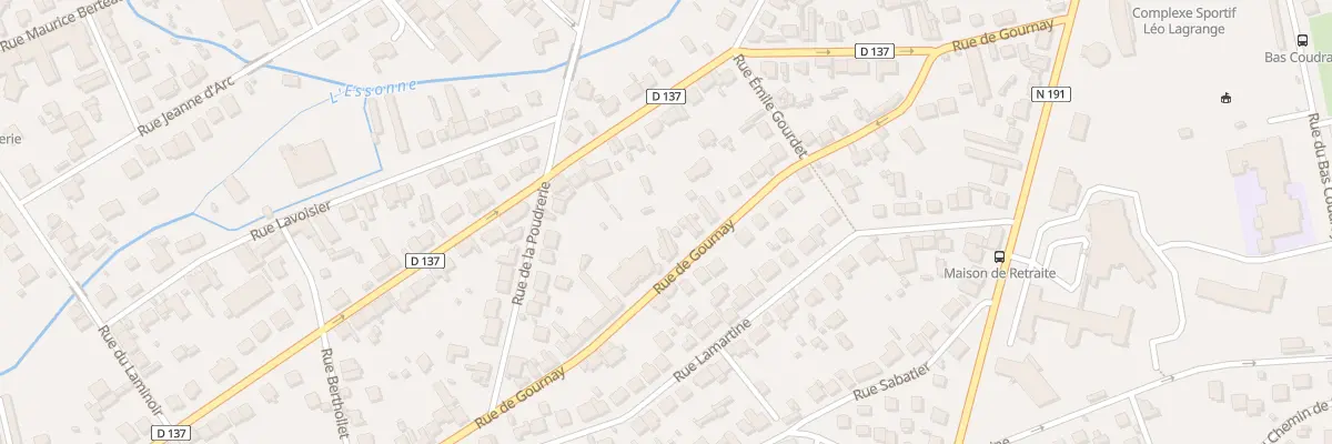 Plan du 46 Rue de Gournay à Corbeil-Essonnes