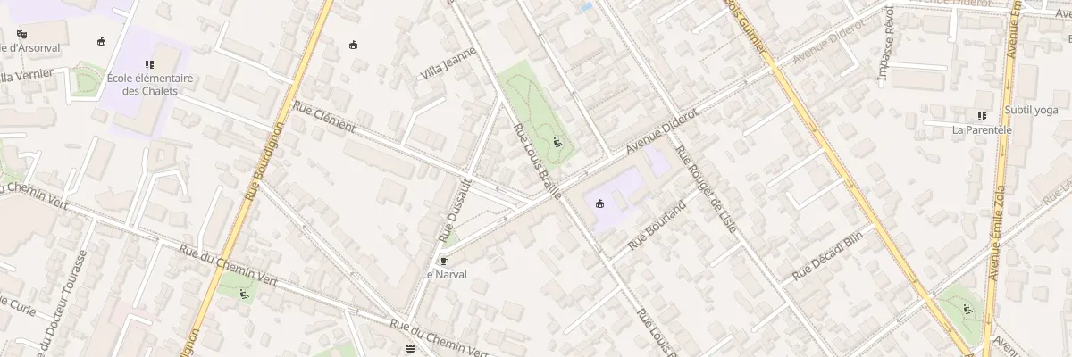 Plan du 3 Av Diderot à Saint-Maur-des-Fossés