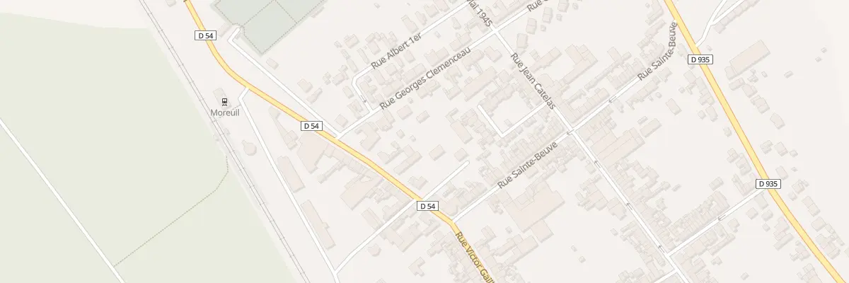 Plan du 8B Rue Léon Blum à Moreuil