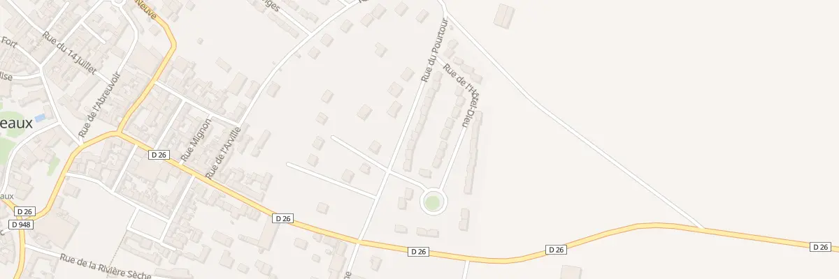 Plan du 8 Rue du Pourtour à Puiseaux