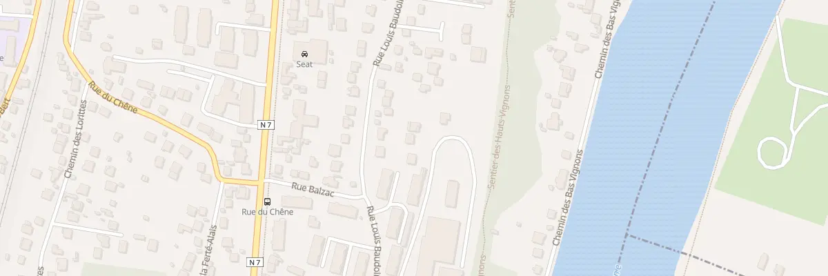 Plan du 107B Rue Louis Baudoin à Corbeil-Essonnes