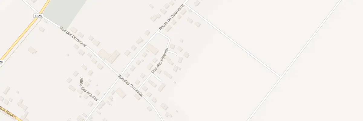 Plan du 18 Rue des Pélerins à Puiseaux