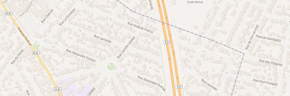 Plan du 39 Rue Lavoisier au Blanc-Mesnil