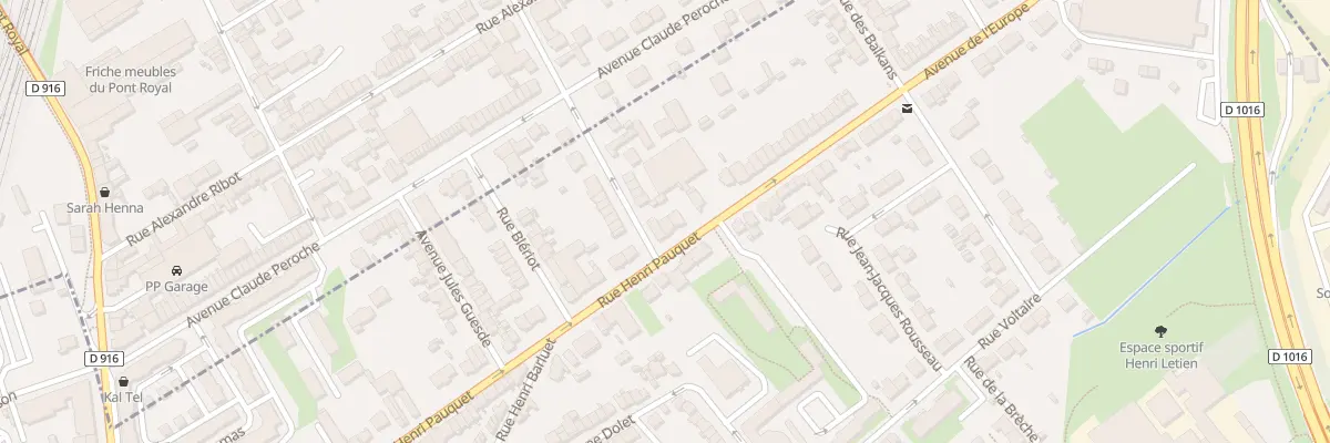 Plan du 42 Rue Henri Pauquet à Creil