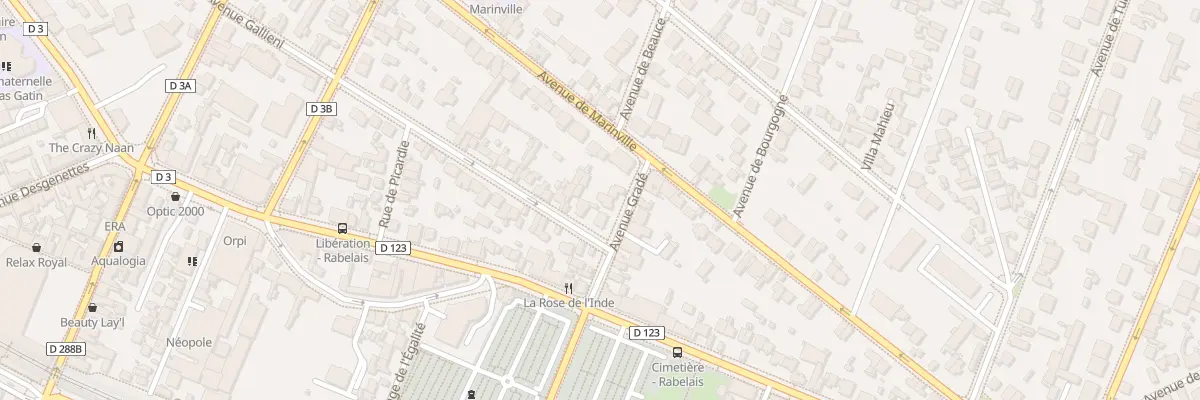 Plan du 7 Av Grade à Saint-Maur-des-Fossés