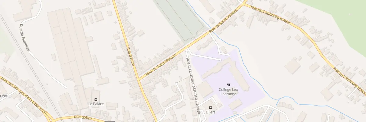 Plan du 45 Rue de Saint Venant à Lillers