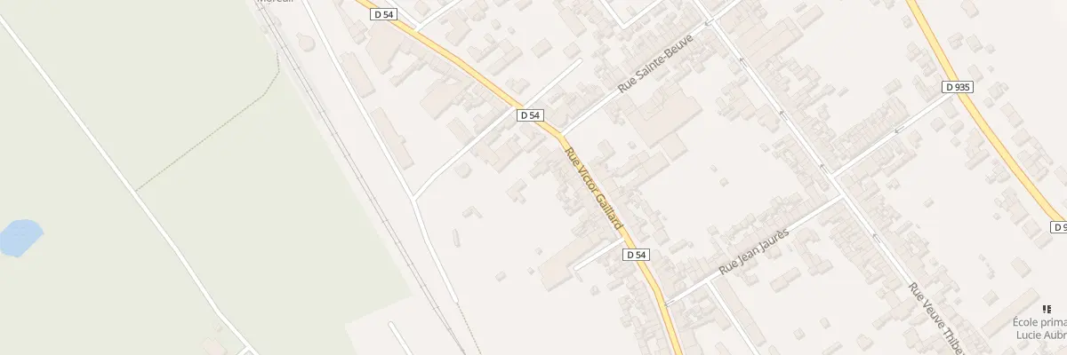 Plan du 101 Rue Victor Gaillard à Moreuil