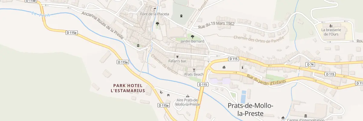 Plan du 8 Vc Car.De S.Justa I S.Rufina à Prats-de-Mollo-la-Preste
