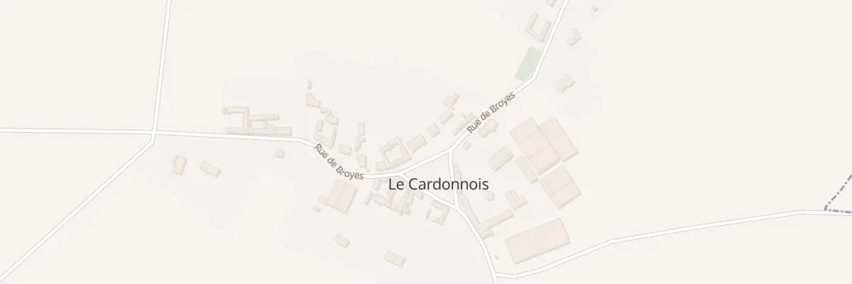 Plan du 10A Rue de Broyes au Cardonnois