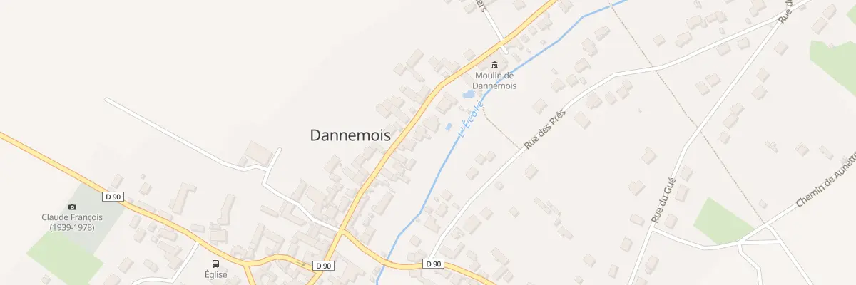 Plan du 30T Rue du Moulin à Dannemois