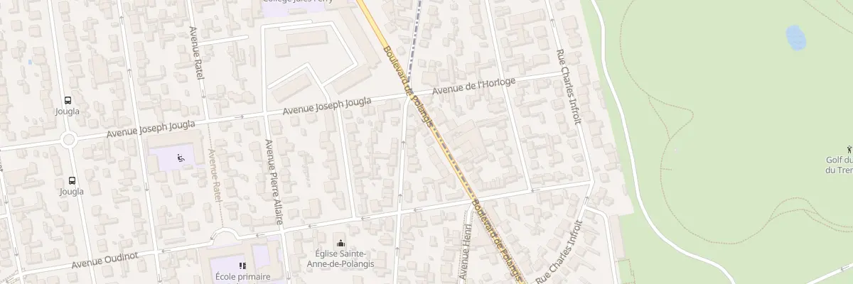 Plan du 33 Bd de Polangis à Joinville-le-Pont