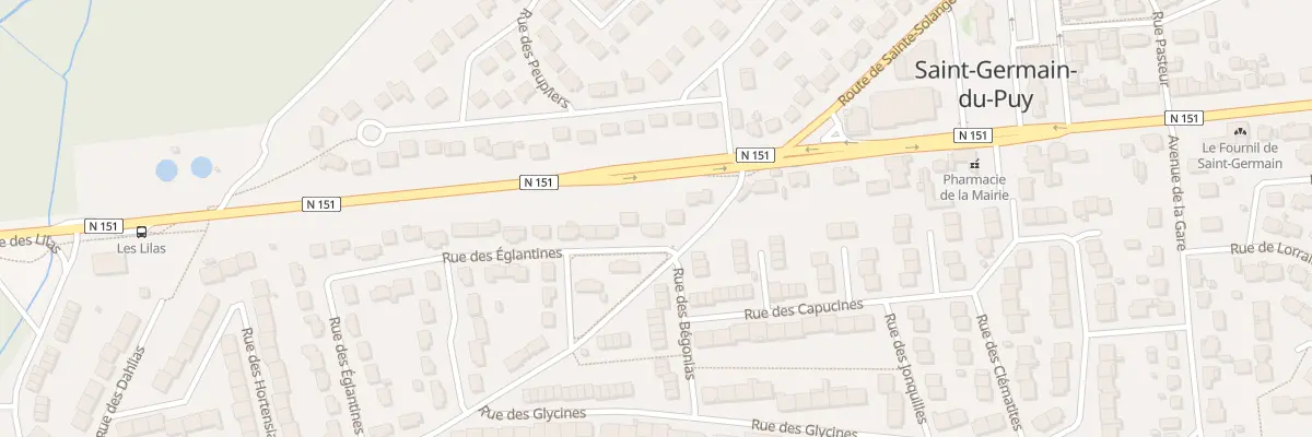 Plan du 6 Rue des Eglantines à Saint-Germain-du-Puy
