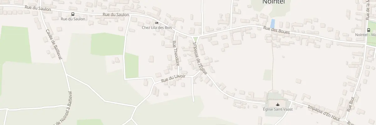 Plan du 8 Imp de l’Eglise à Nointel