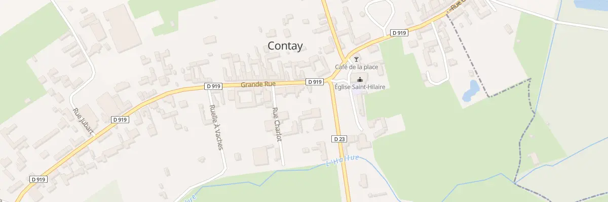 Plan du 3 Gr Grande Rue à Contay