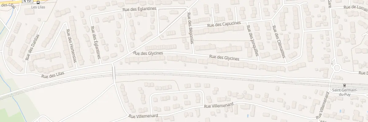 Plan du 61 Rue des Glycines à Saint-Germain-du-Puy