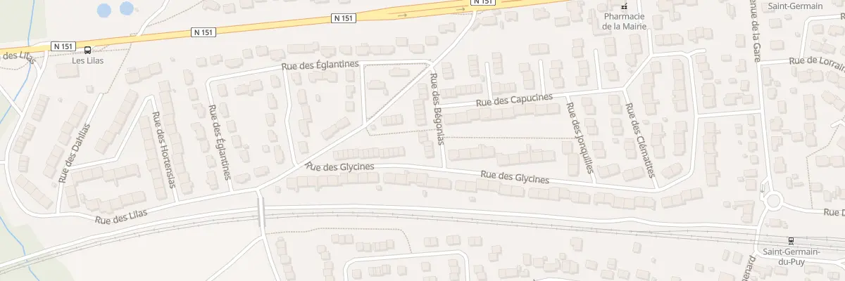 Plan du 20 Rue des Begonias à Saint-Germain-du-Puy