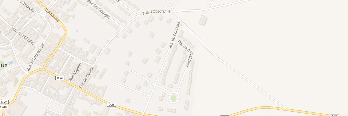 Plan du 16 Rue du Pourtour à Puiseaux