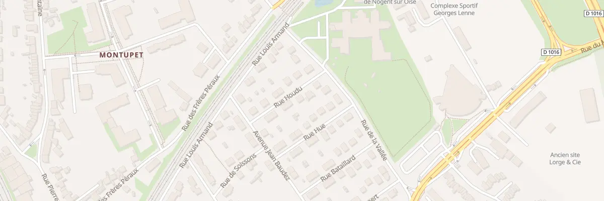 Plan du 10 Rue Houdu à Nogent-sur-Oise
