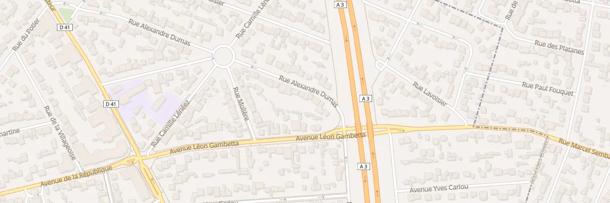 Plan du 60 Rue Alexandre Dumas au Blanc-Mesnil