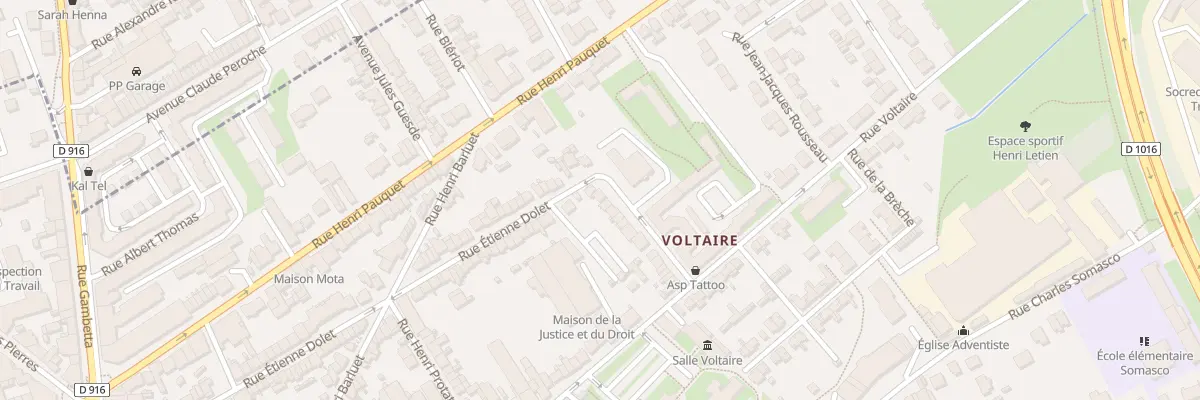 Plan du 25 Rue Etienne Dolet à Creil