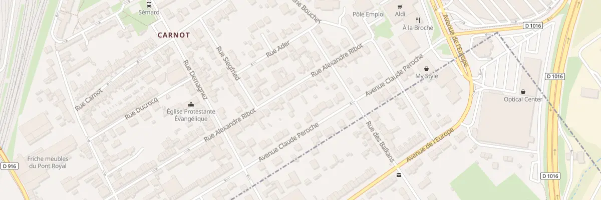Plan du 68 Rue Alexandre Ribot à Nogent-sur-Oise
