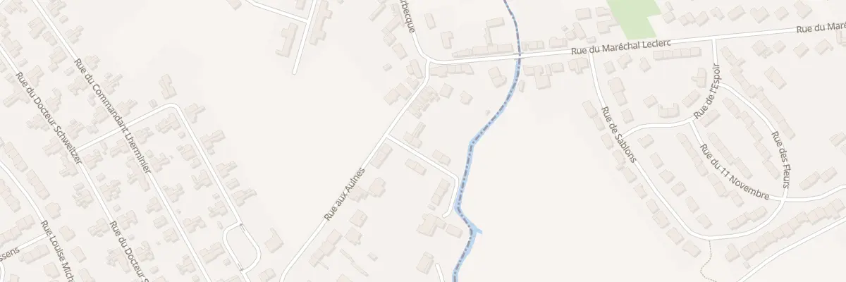 Plan du 303 Rue aux Aulnes à Isbergues
