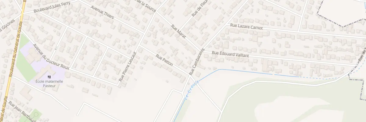 Plan du 19 Rue Petion à Goussainville