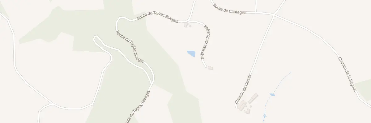 Plan du 5521 Riveges à Sénergues