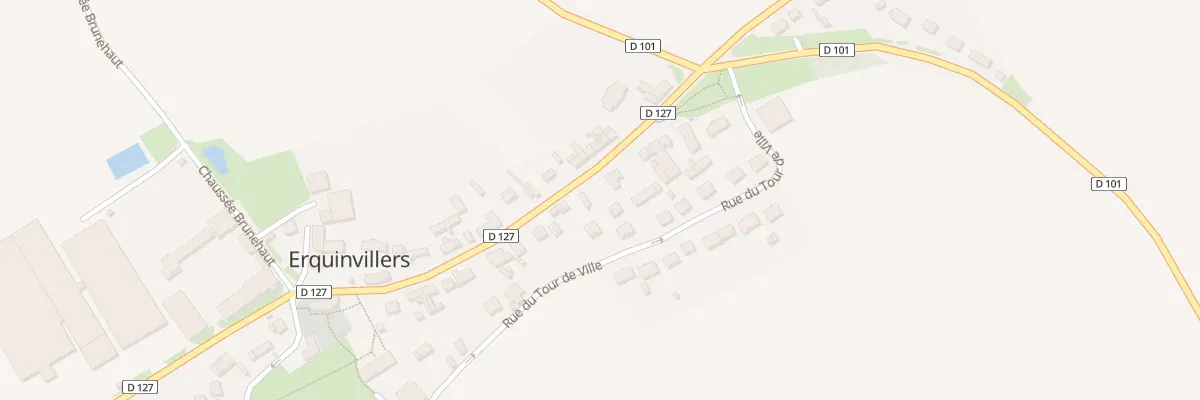 Plan du 382 Rue de Montdidier à Erquinvillers
