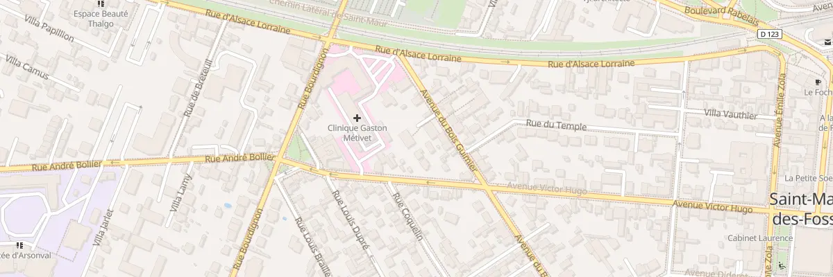 Plan du 8 Av du Bois Guimier à Saint-Maur-des-Fossés
