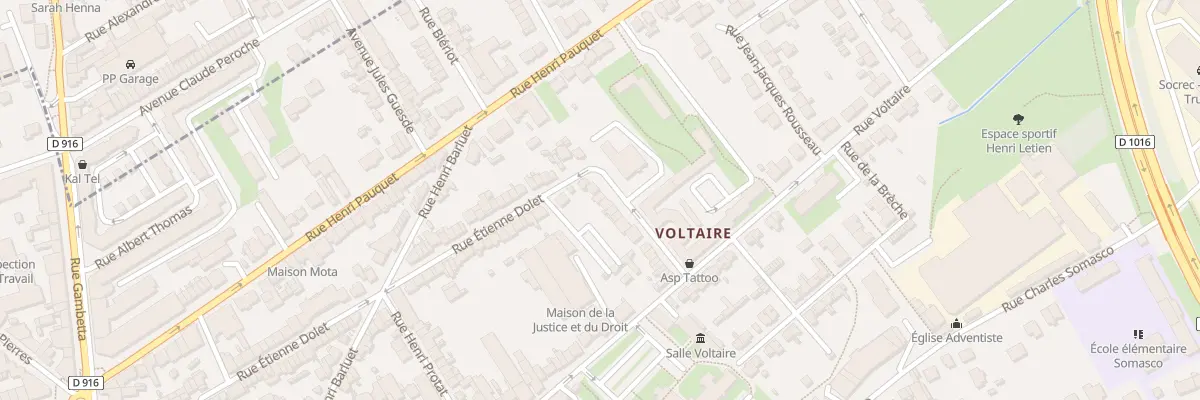 Plan du 23 Rue Etienne Dolet à Creil