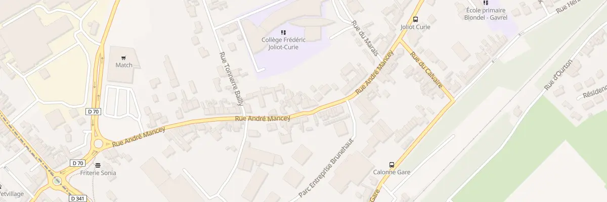 Plan du 114B Rue Mancey à Calonne-Ricouart