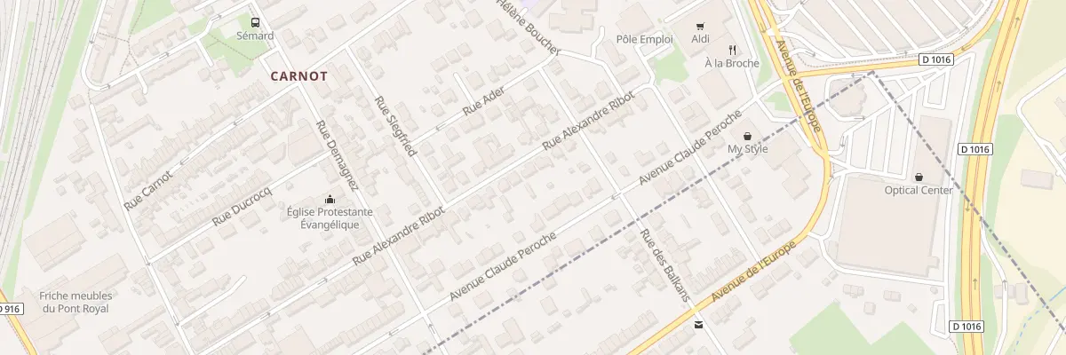 Plan du 70 Rue Alexandre Ribot à Nogent-sur-Oise