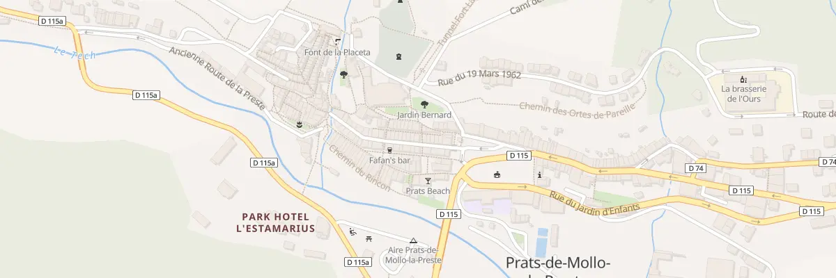 Plan du 11 Vc Carrer de la Favorite à Prats-de-Mollo-la-Preste