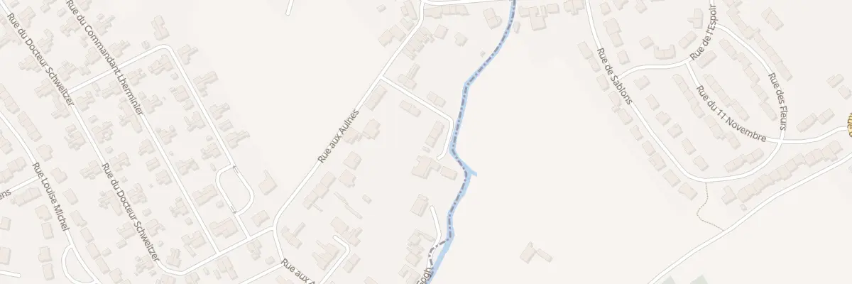 Plan du 310 Rue aux Aulnes à Isbergues