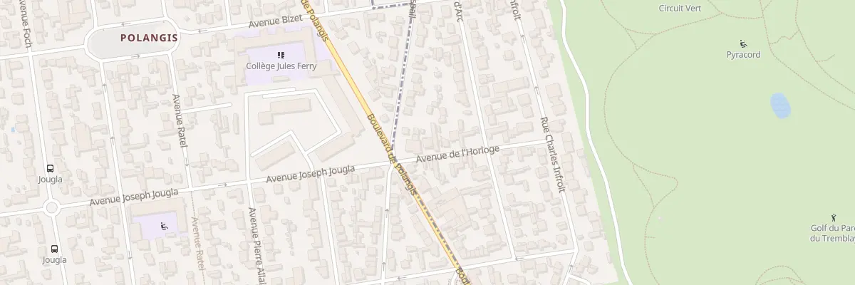 Plan du 3 Av de l’Horloge à Champigny-sur-Marne