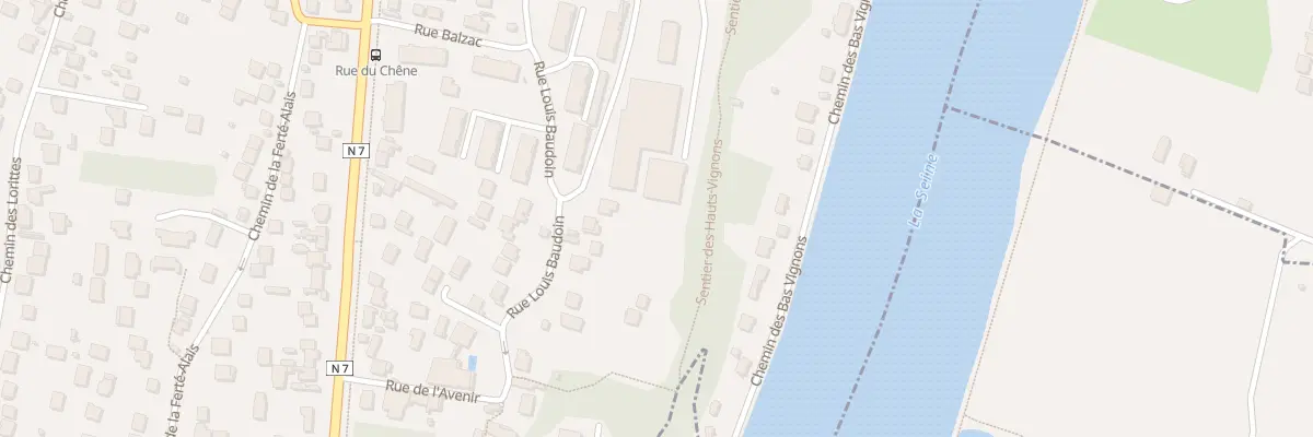 Plan du 119 Rue Louis Baudoin à Corbeil-Essonnes