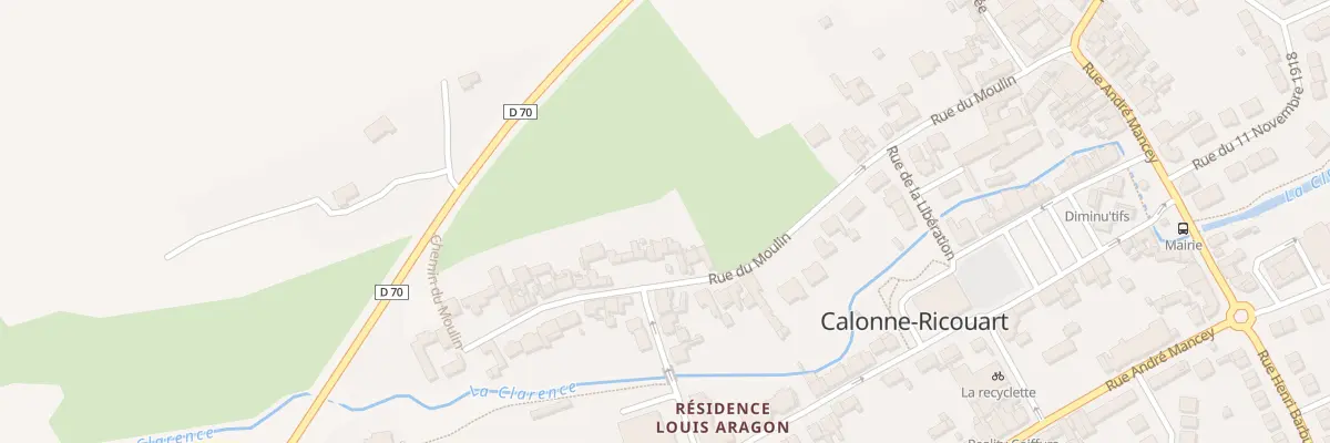 Plan du 46 Rue du Moulin à Calonne-Ricouart