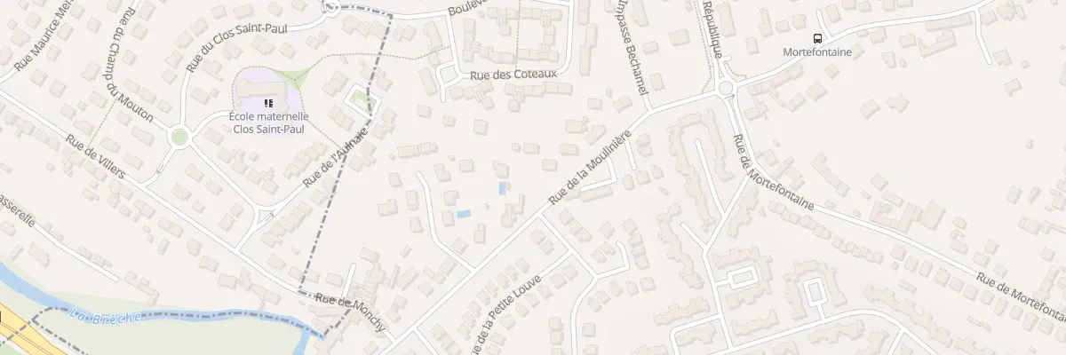 Plan du 21 Rue de la Moulinière à Villers-Saint-Paul